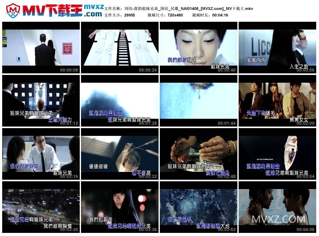 刘玮-我的姐妹兄弟_国语_民歌_NAI01408